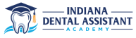 Indiana Dental Assistant Academy logo with a tooth and graduation cap graphic.